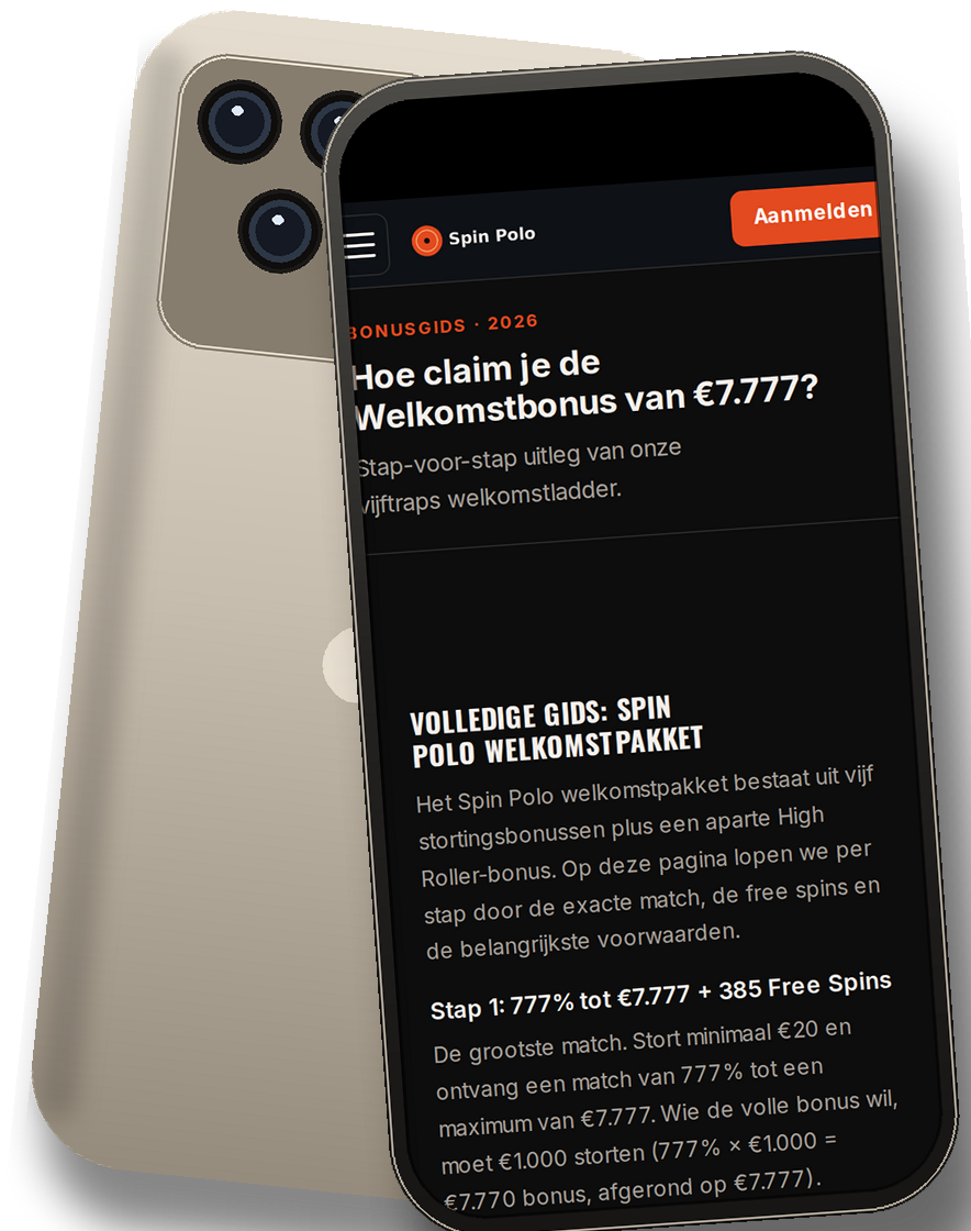 Spin Polo Casino welkomstgids op mobiel met stappenplan storting en bonusactivatie